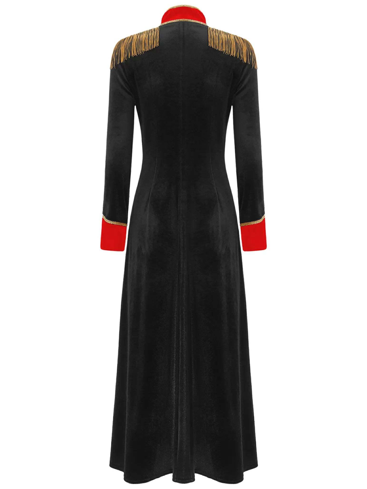 Women Long Sleeve Velvet Renaissance Gothic Long Jacket