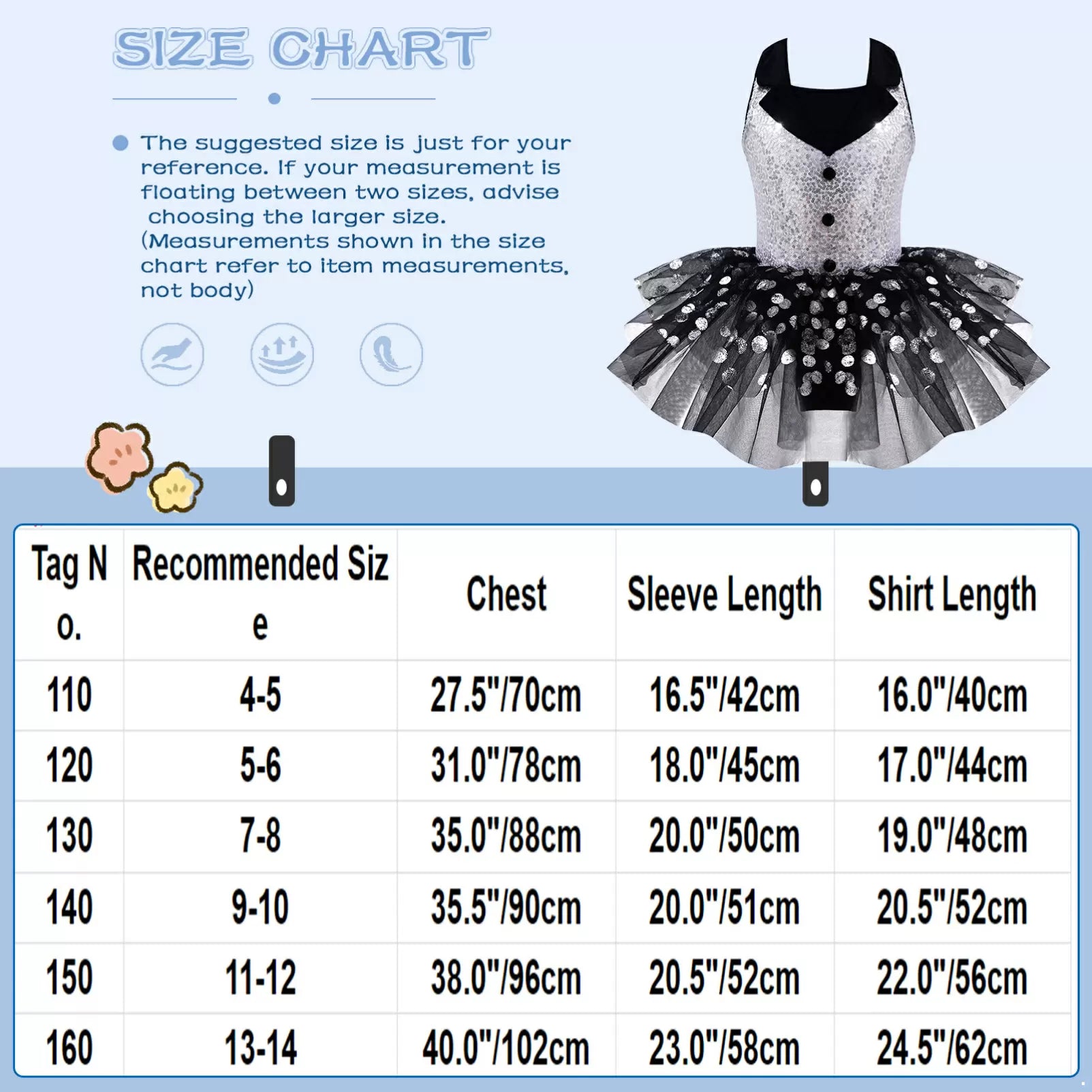 Kids Girls Sleeveless Sequin Polka Dots Ballet Tutu Dress