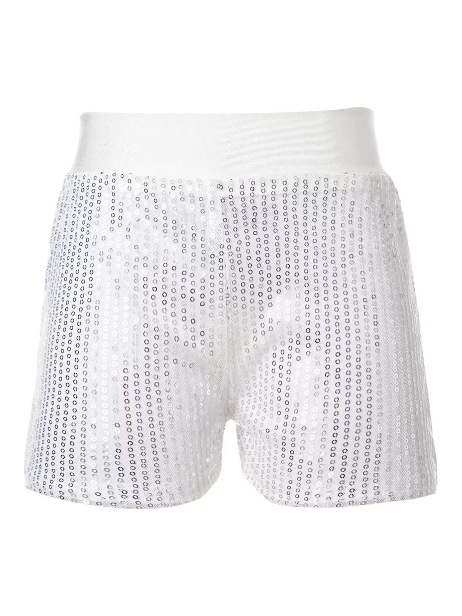 Girls Sparkly Sequins Dance Shorts Jazz Latin Performance Costume - TSSOE