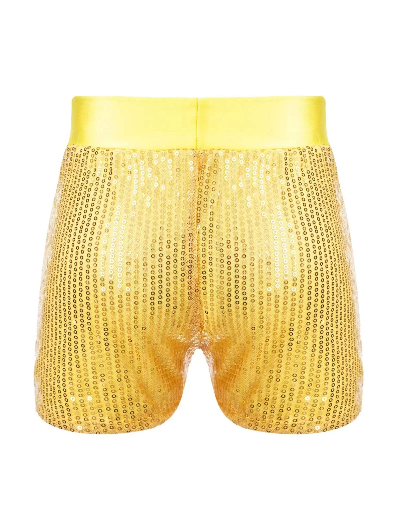 Girls Sparkly Sequins Dance Shorts Jazz Latin Performance Costume - TSSOE