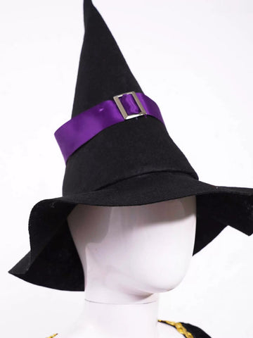 Girls Witch Hat for Halloween Cosplay Party Wizard Role Play Accessory - TSSOE