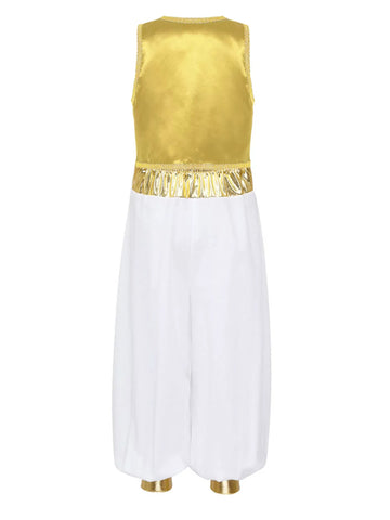 Kids Boys 2pcs Sleeveless Arabian Prince Costume Set - TSSOE