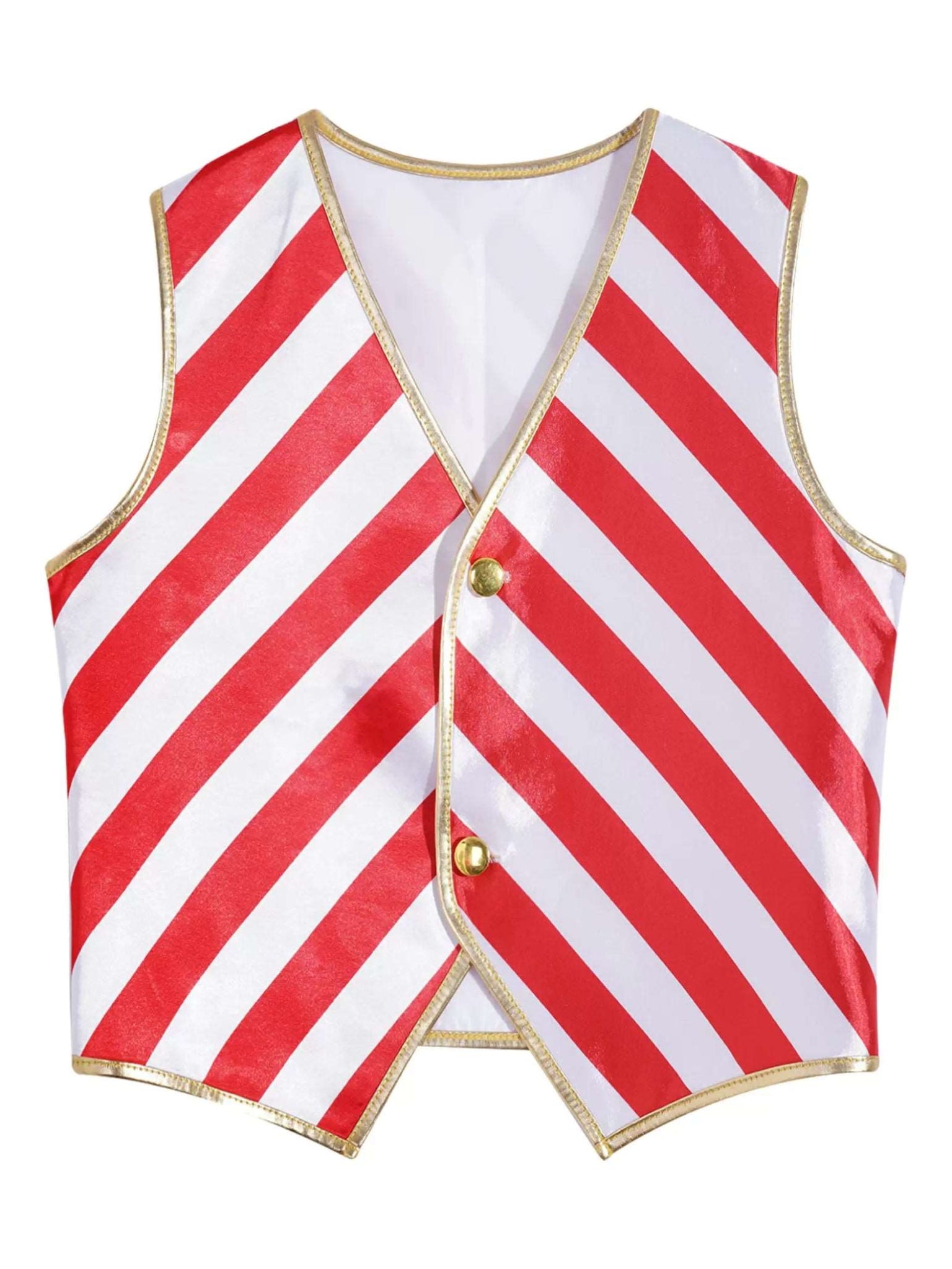 Kids Christmas Sleeveless Stripes Vest - TSSOE