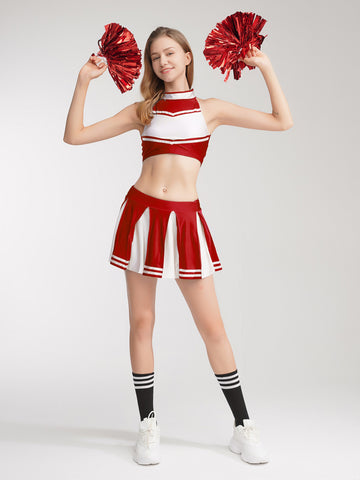 Costume de pom-pom girl uniforme musical pour femme