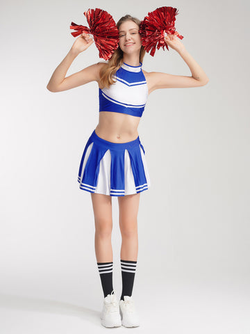 Costume da cheerleader uniforme musicale da donna