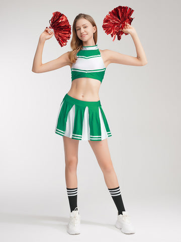 Costume de pom-pom girl uniforme musical pour femme