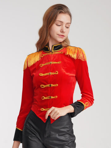 Veste de costume de maître de cirque pour femme