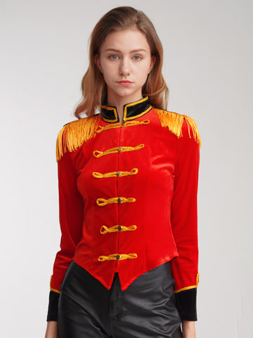 Veste de costume de maître de cirque pour femme