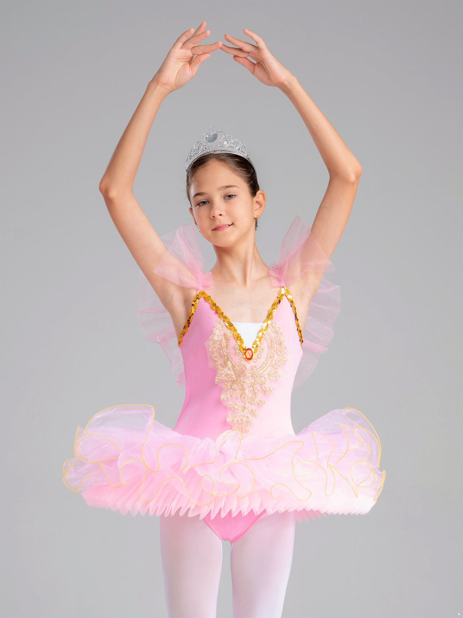 Costume da ballerina per bambina, il lago dei cigni, per balletto, principessa, tutu