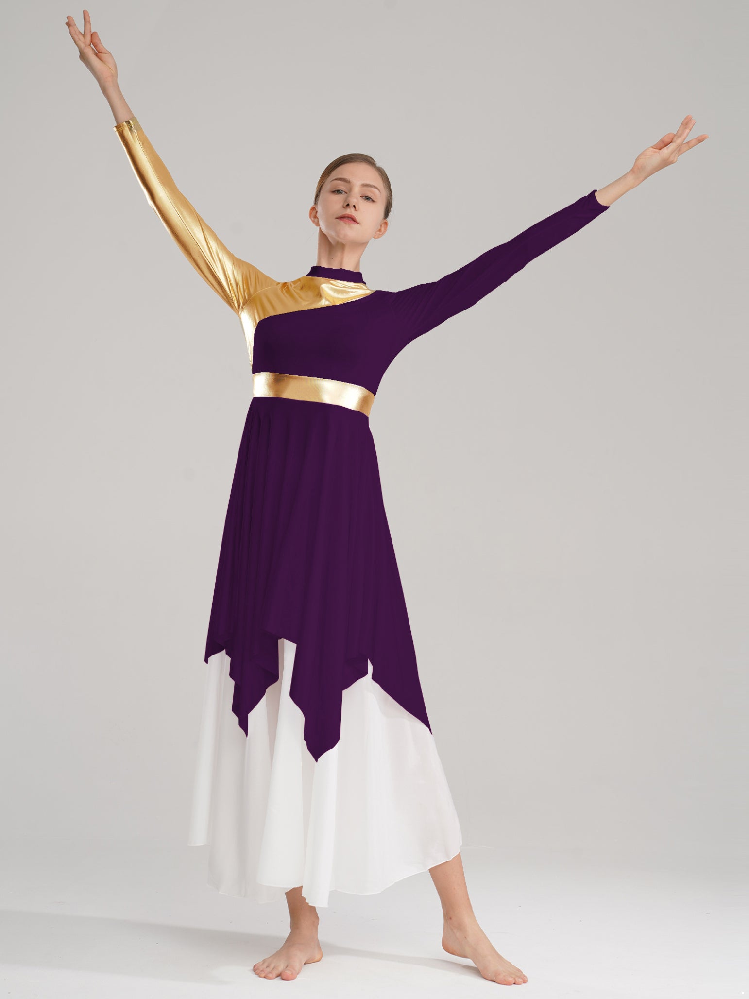 Robe de danse de louange liturgique pour femmes