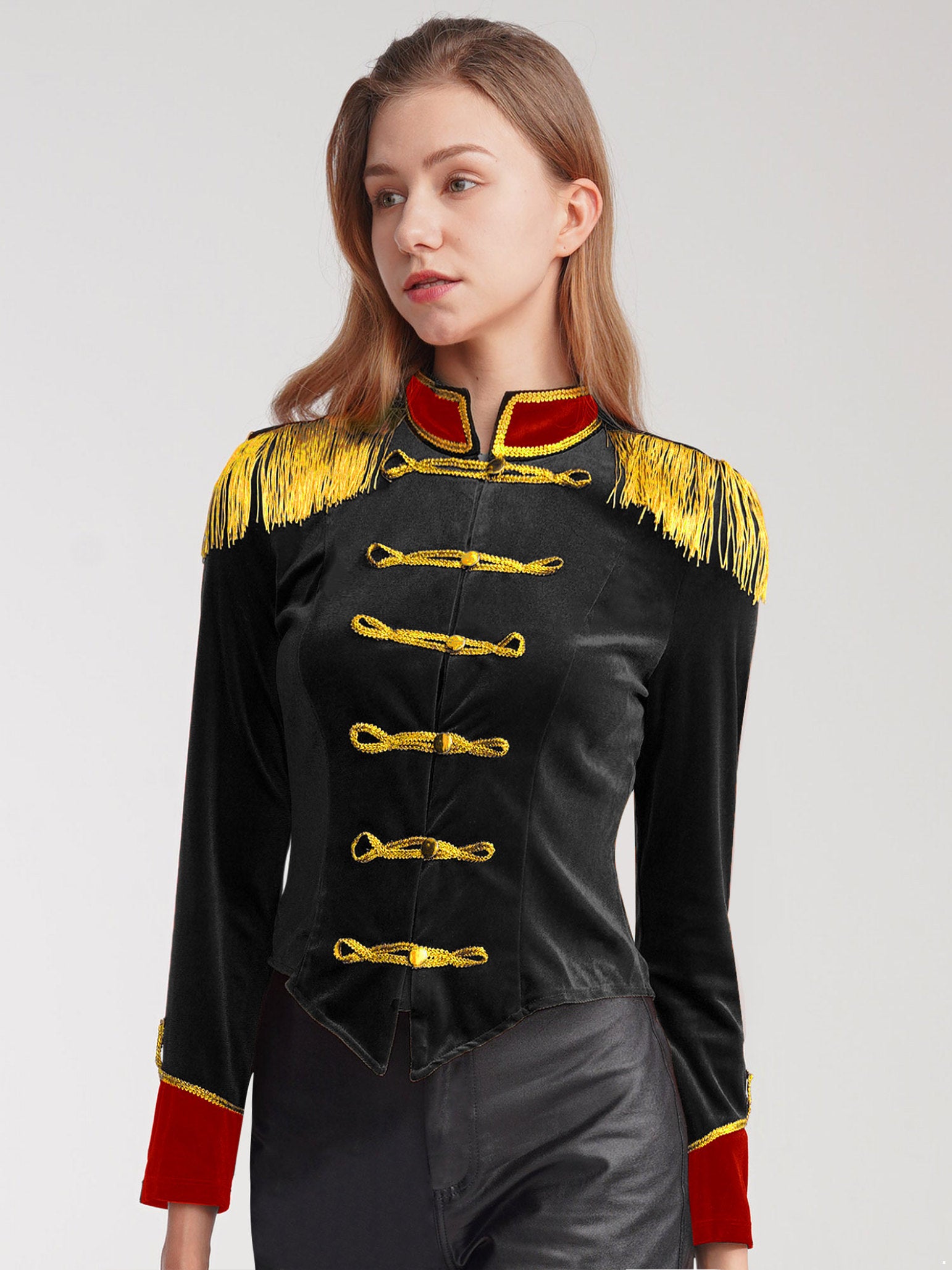 Veste de costume de maître de cirque pour femme