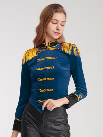 Veste de costume de maître de cirque pour femme