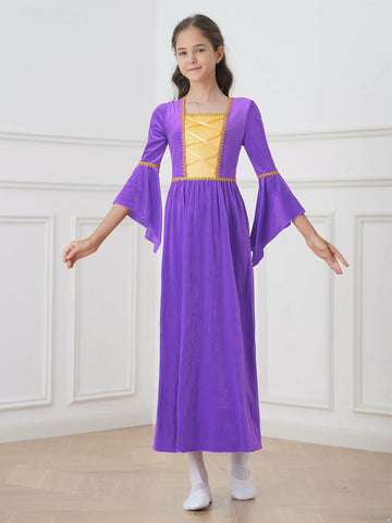 Robe Renaissance pour filles, Costume de Cosplay de princesse médiévale