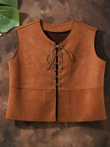 Costume de la Renaissance médiévale pour enfants, gilet gothique de Pirate