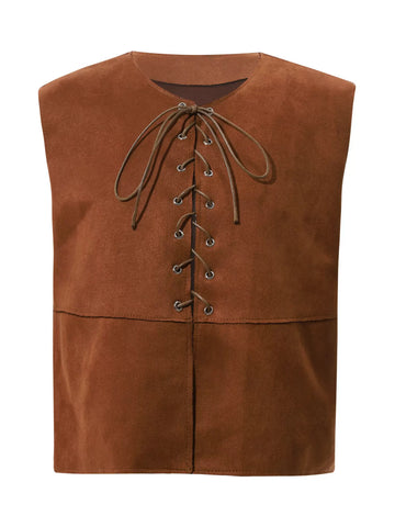 Costume de la Renaissance médiévale pour enfants, gilet gothique de Pirate