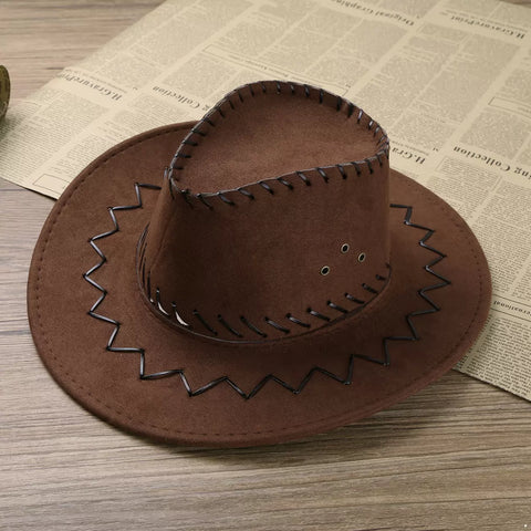 Costume da cowboy occidentale, bandana paisley con accessori cosplay per cappello