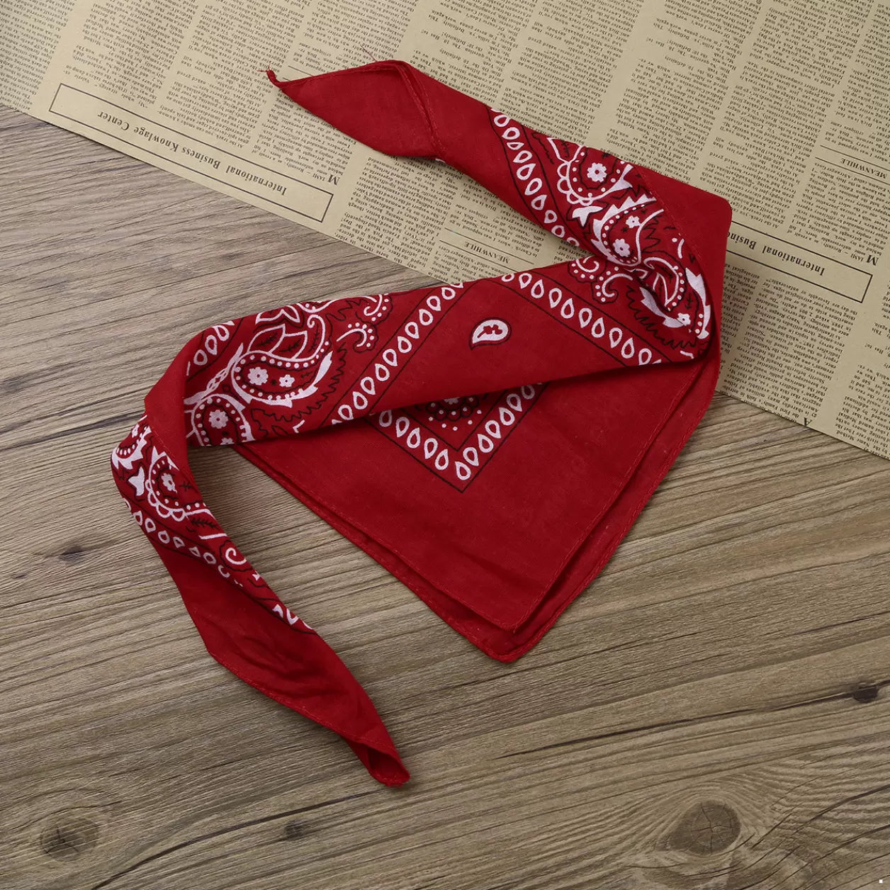 Costume da cowboy occidentale, bandana paisley con accessori cosplay per cappello