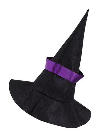 Girls Witch Hat for Halloween Cosplay Party Wizard Role Play Accessory