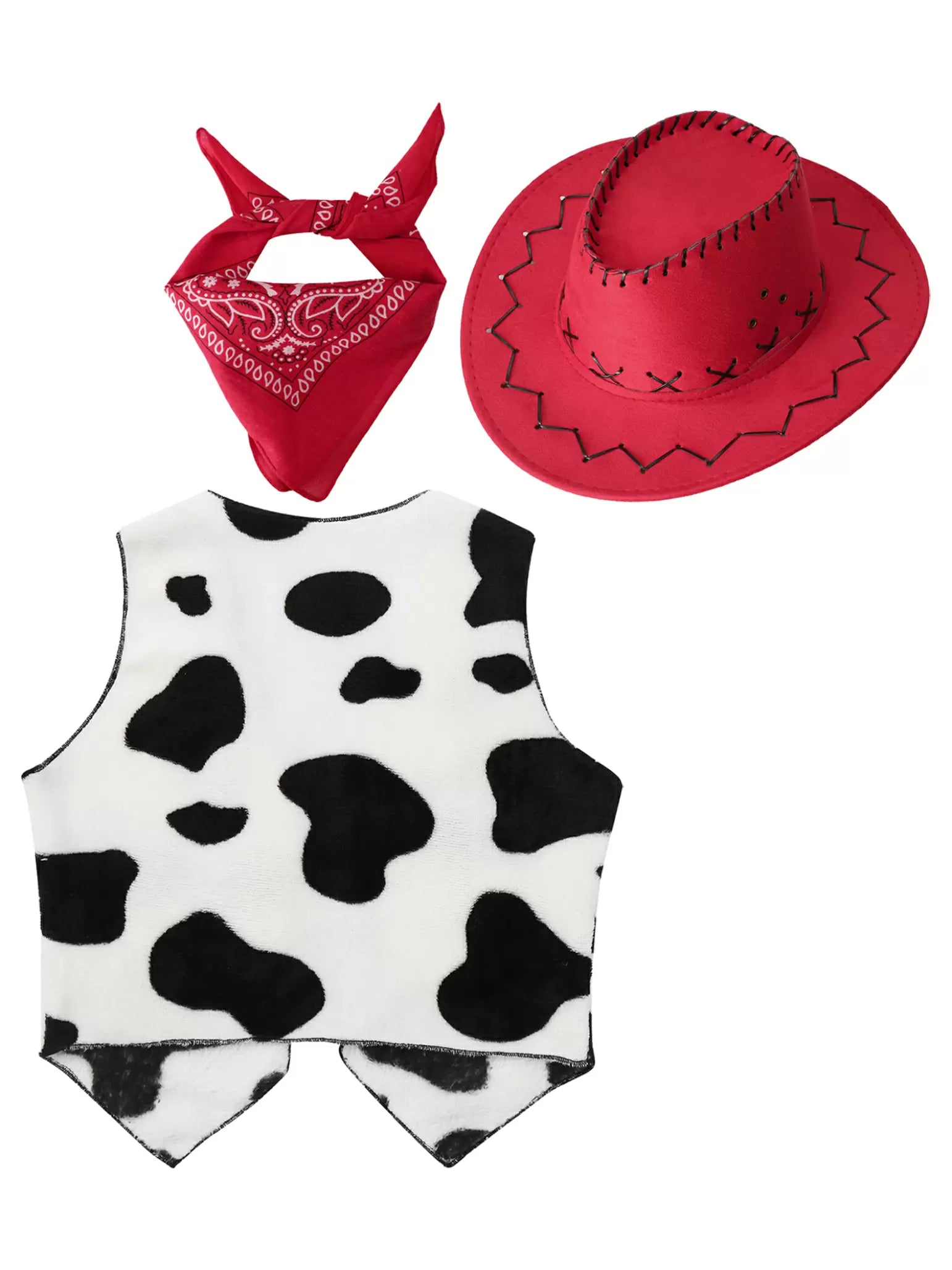 Costume da cowboy per bambini Vestito da vestire per giochi di ruolo da rodeo occidentale di Halloween