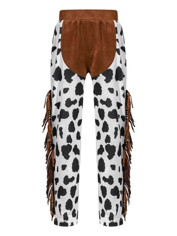 Pantalons de cow-girl pour enfants, Costume de Cowboy occidental d'halloween