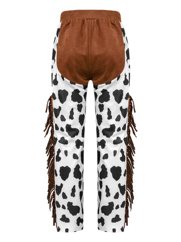 Pantalons de cow-girl pour enfants, Costume de Cowboy occidental d'halloween