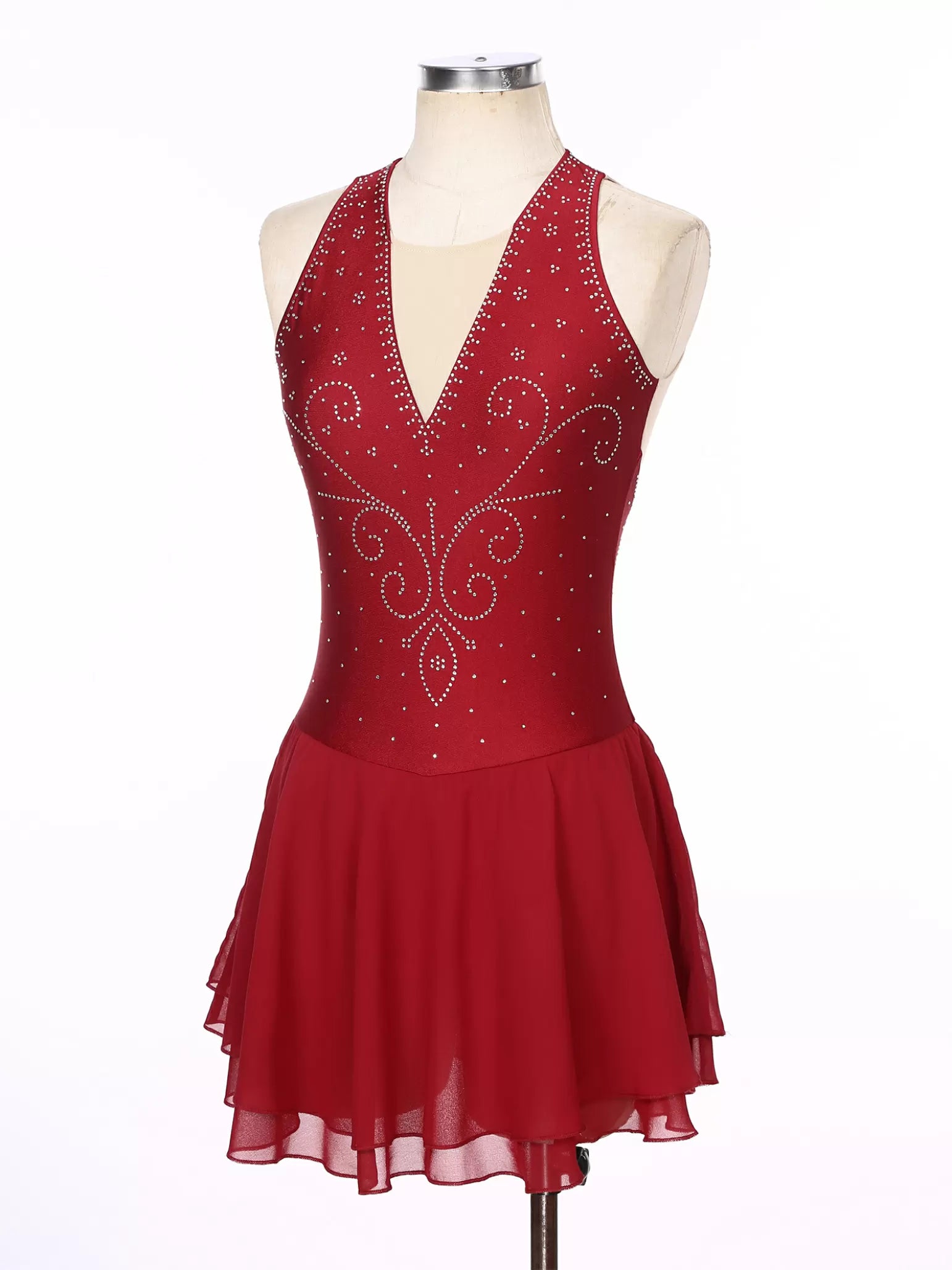 Womens Figure Skating Dance Performance Costume