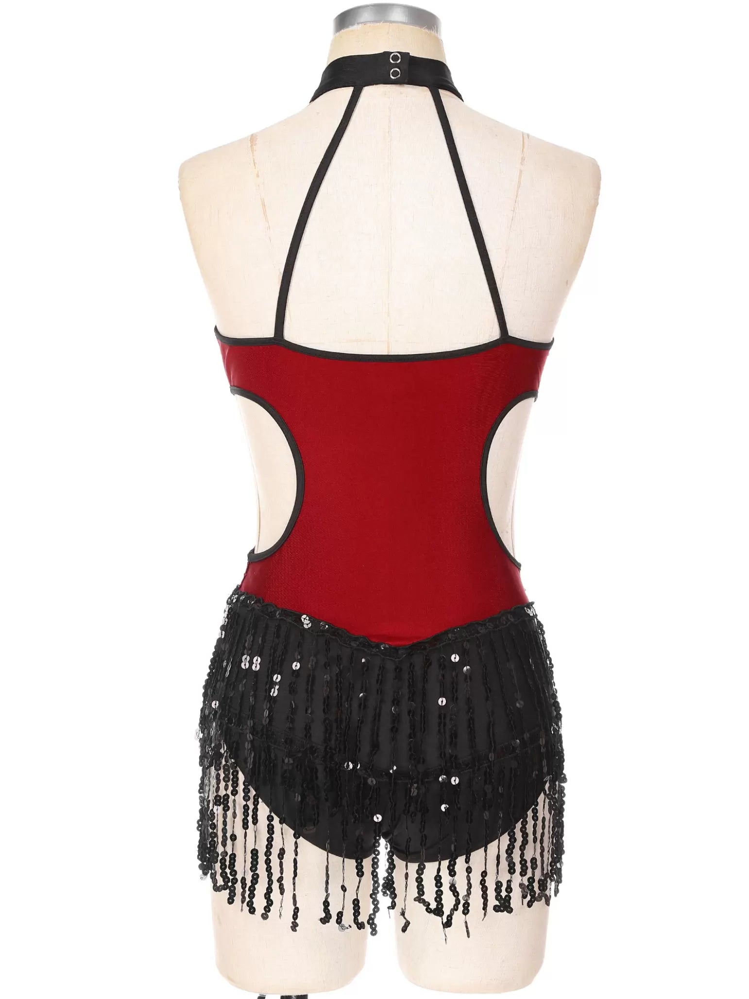 Women's Fringe Sequin Latin Dance Dress