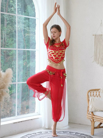 Womens Belly Dance Costume Dancer Outfit