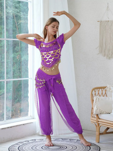 Womens Belly Dance Costume Dancer Outfit