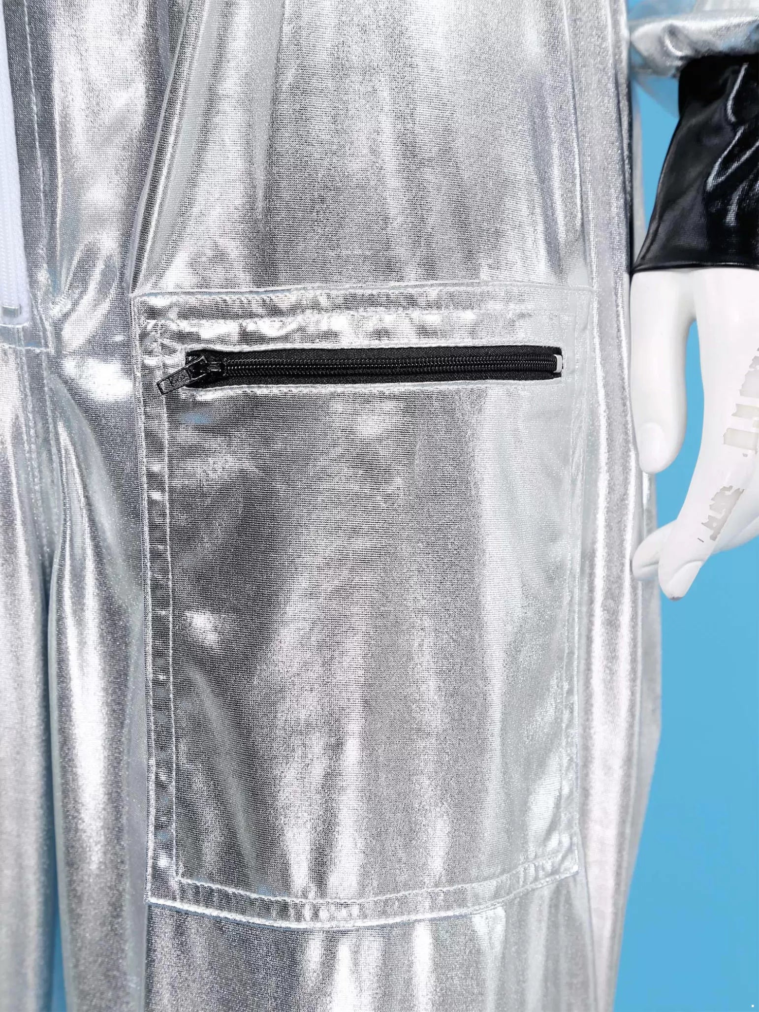 Women Silver Astronaut Spaceman Costume