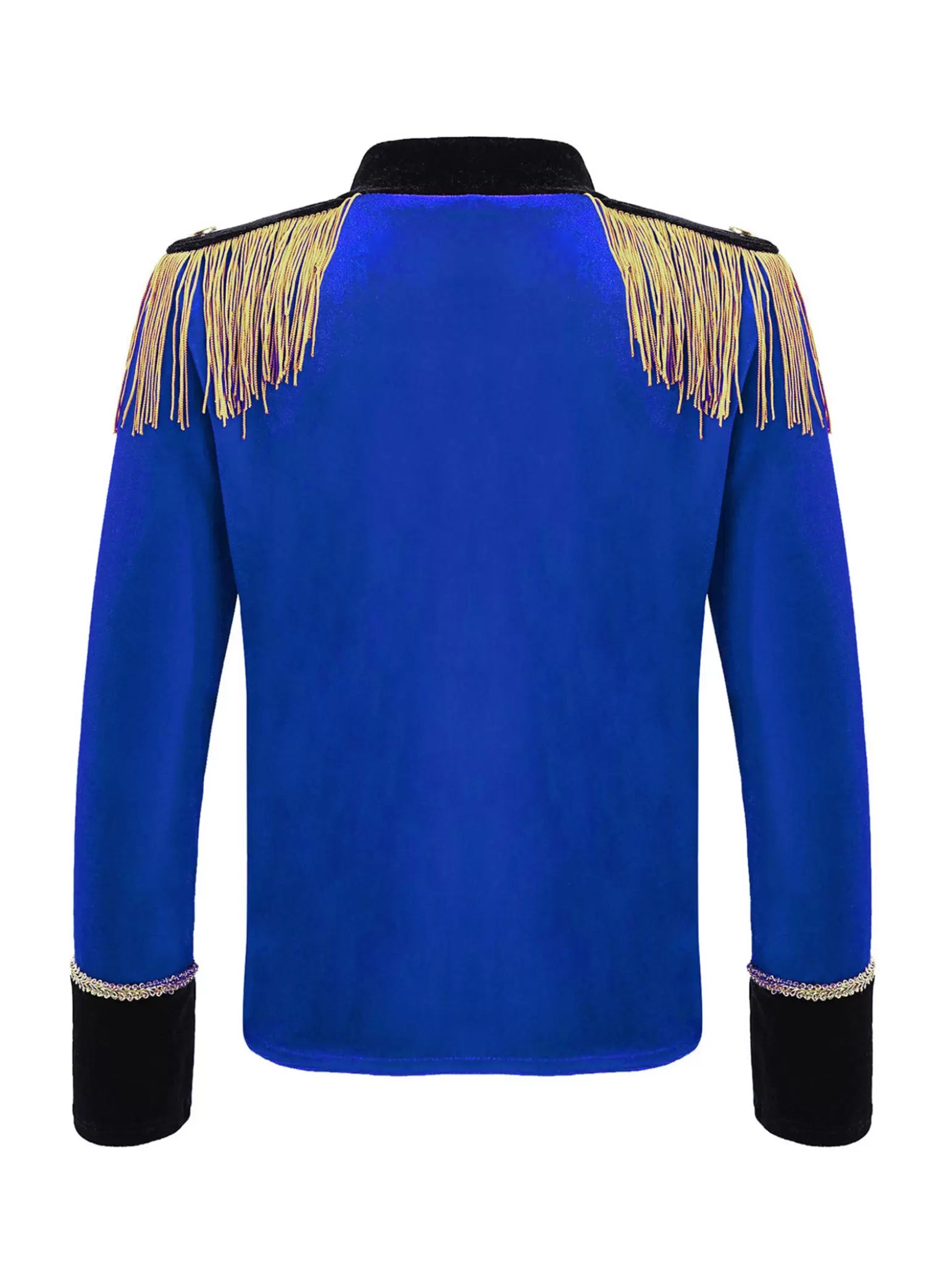 Kids Boys Velvet Drum and Trumpet Team Honor Guard Uniform Coats