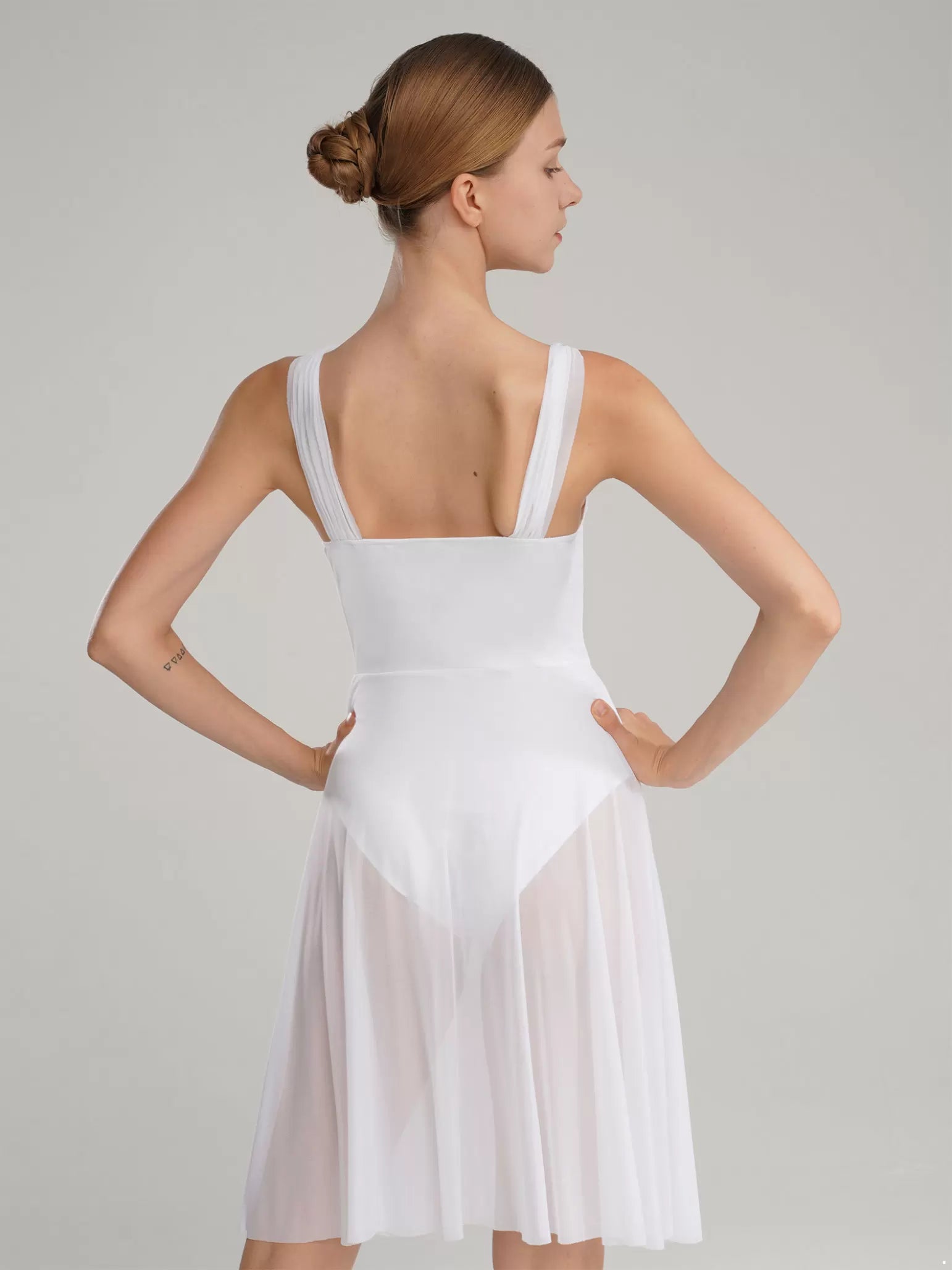 Robe justaucorps de danse contemporaine moderne sans manches pour femmes