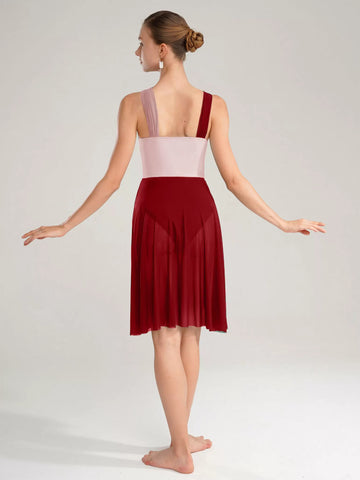 Robe justaucorps de danse contemporaine moderne sans manches pour femmes