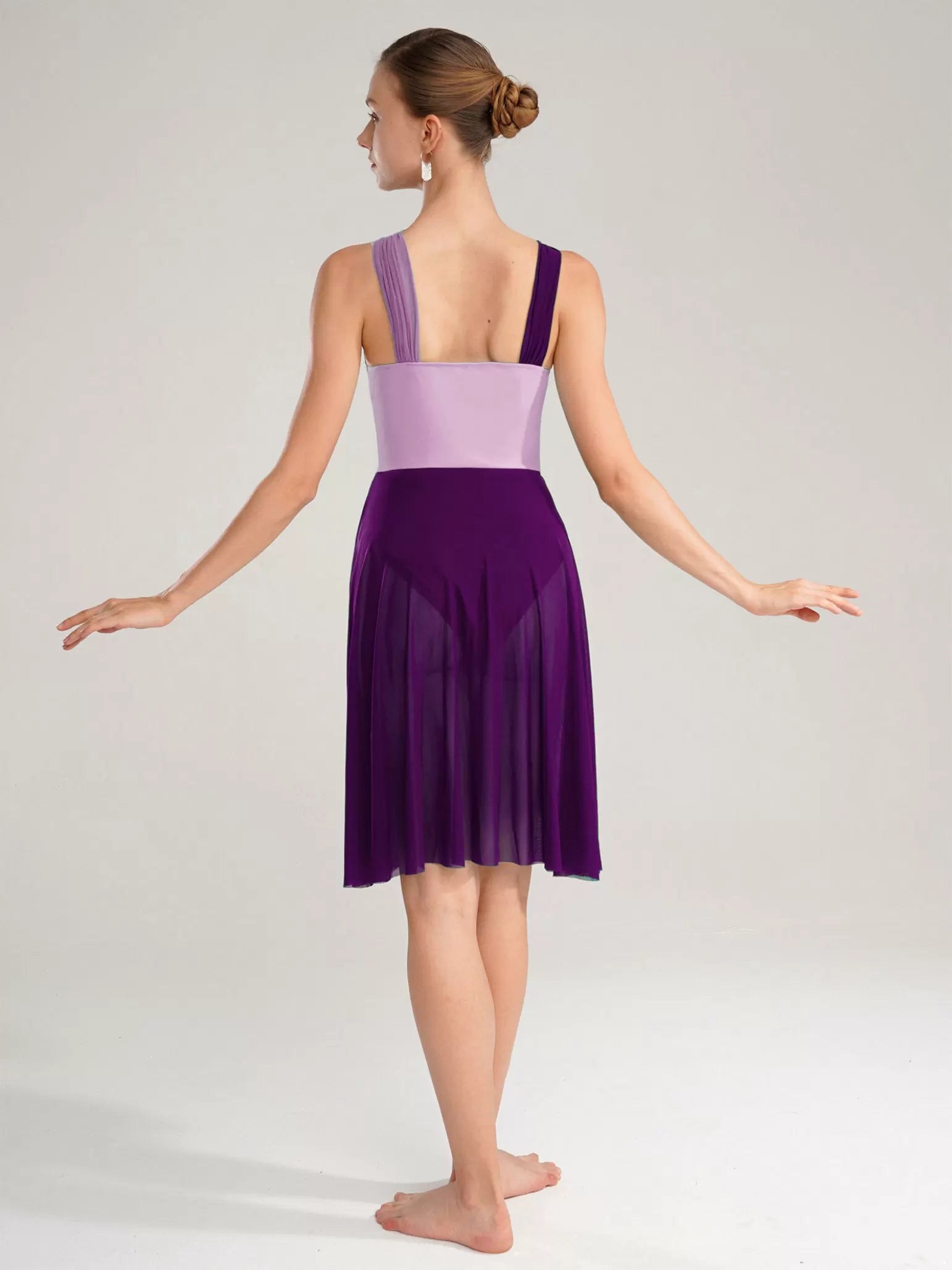 Robe justaucorps de danse contemporaine moderne sans manches pour femmes