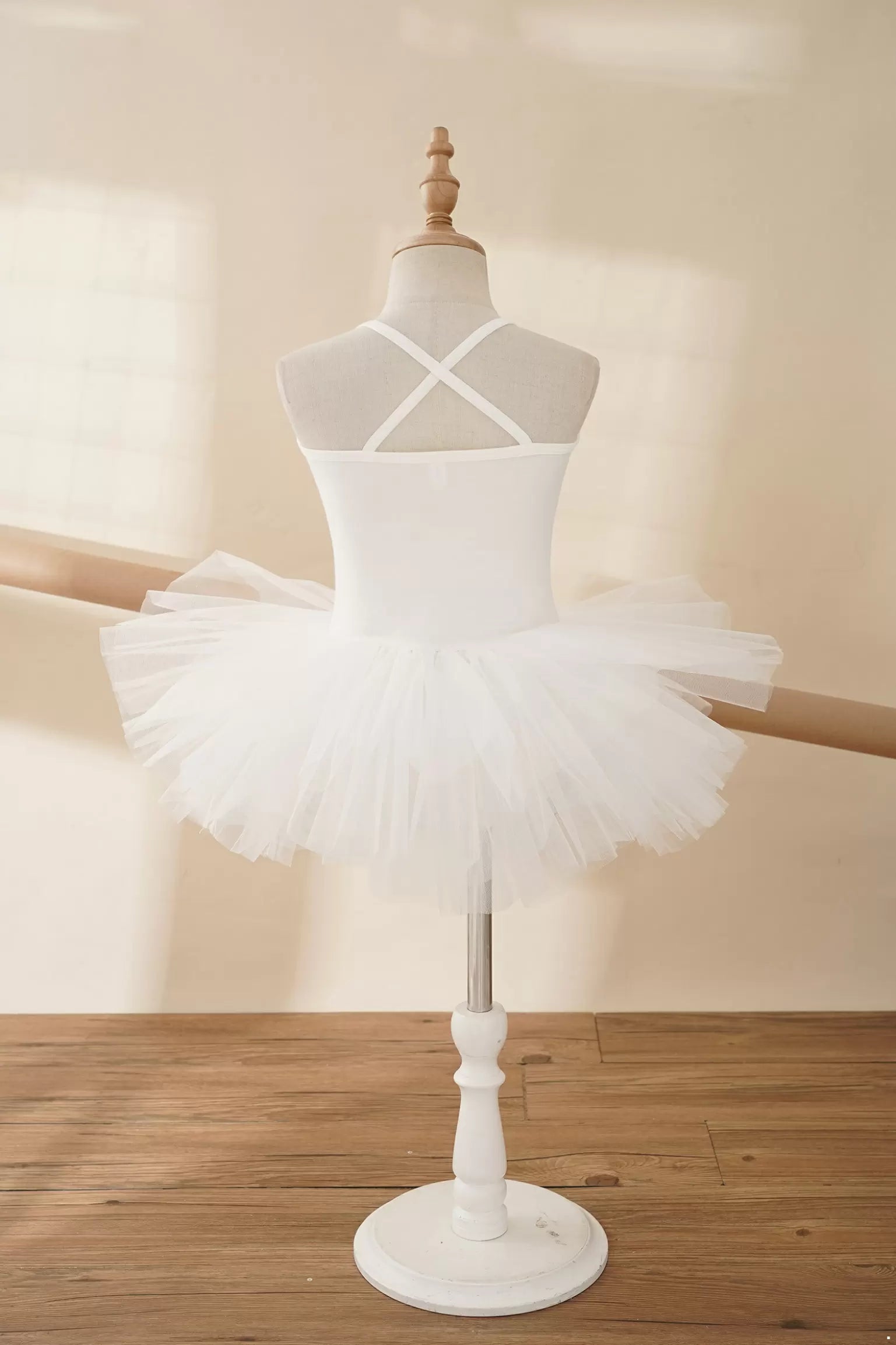 Vestito da canotta da ballo per balletto con tutù di paillettes per bambina