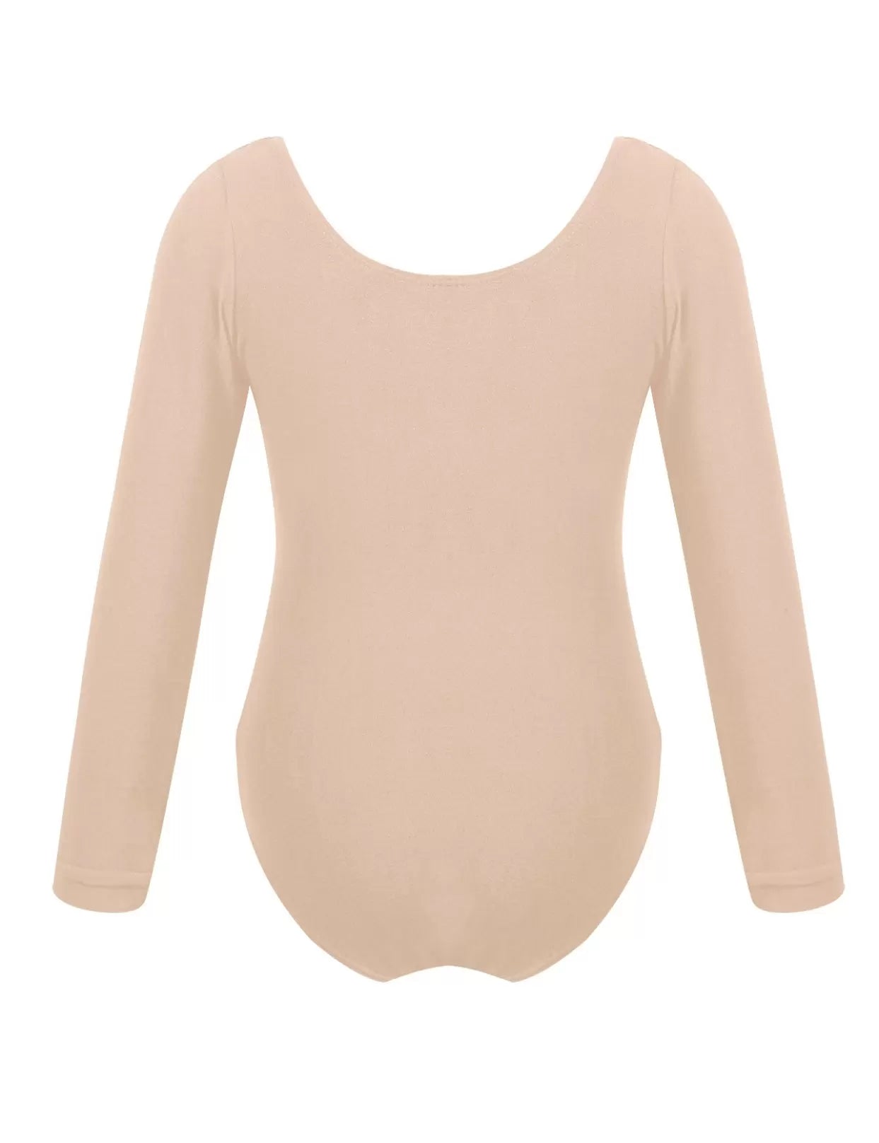 Kids Girls Long Sleeve Solid Color Ballet Dance Leotard