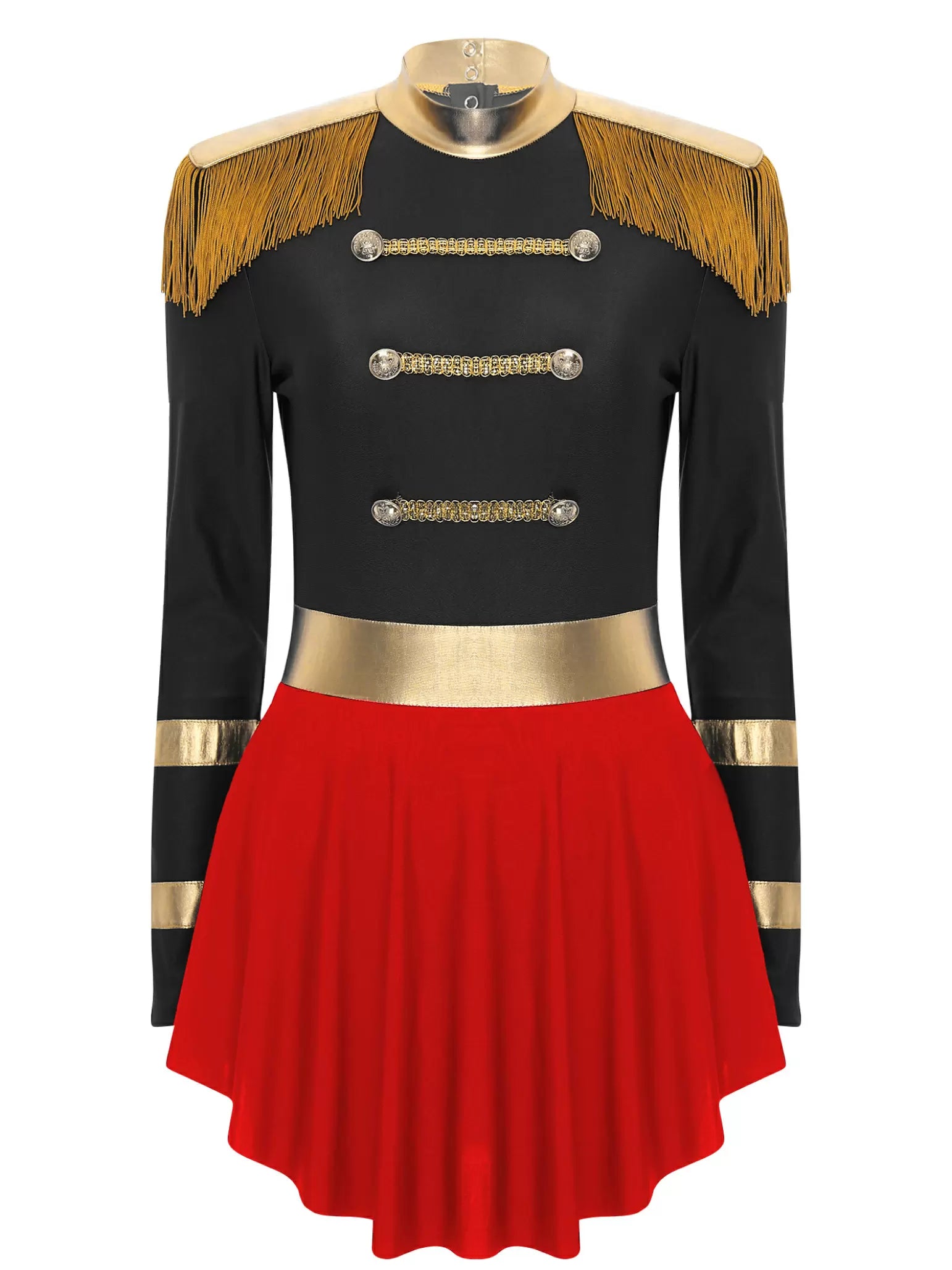 Robe de justaucorps de Costume de Cosplay de cirque à manches longues pour femmes