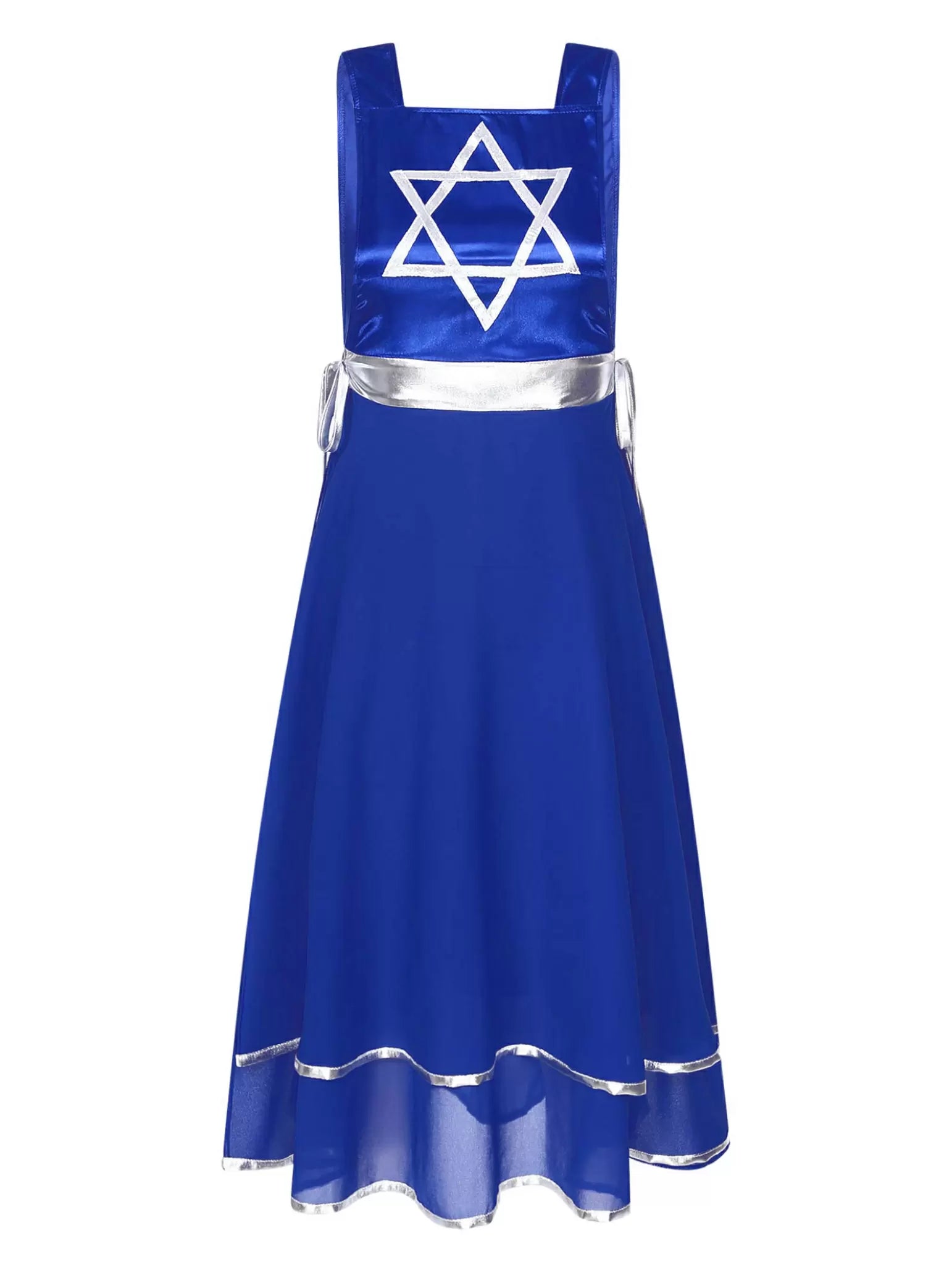 Women Sleeveless Lace-up Liturgical Praise Dance Tunic(no base dress)