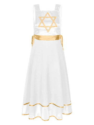 Women Sleeveless Lace-up Liturgical Praise Dance Tunic(no base dress)